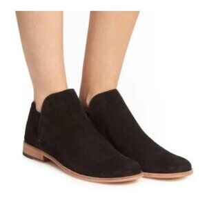 Women's Frye Black Suede Elyssa Leather‎ Ankle Boots Size 10 Preppy